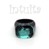 Fantasy Design Handmade Clear Resin And Wood Ring Size 52-53 (US 6 - 6 1/2)
