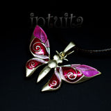 Filigree Fantasy Style Handmade Butterfly Shape Necklace