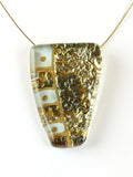 Handmade Uniquely Shaped Fused Glass Necklaces