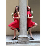 Cherry Red Infinity Creative Coctail Dress