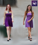 Purple Infinity Creative Coctail Dress