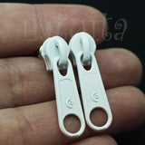 Handmade Medium Size Zip Earrings