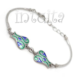 Delicate Handmade Tulip Enamel and Sterling Silver Dangle Earrings, Necklaces, Bracelet