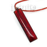 Handmade Long Enamel Necklace With Authentic Motif