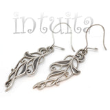 Lace Design Handmade Sterling Silver Leaf Tendril Pendants, Earrings, Bracelet, Rings