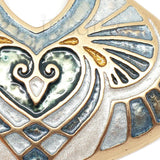 Filigree Fantasy Style Handmade Statement Bronze Necklace