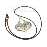 Filigree Fantasy Style Handmade Statement Bronze Necklace