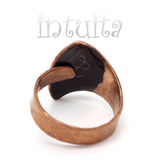 Handmade Faerie Enamel On Copper Ring