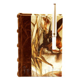 Leather-Bound Journal With Animal Cover