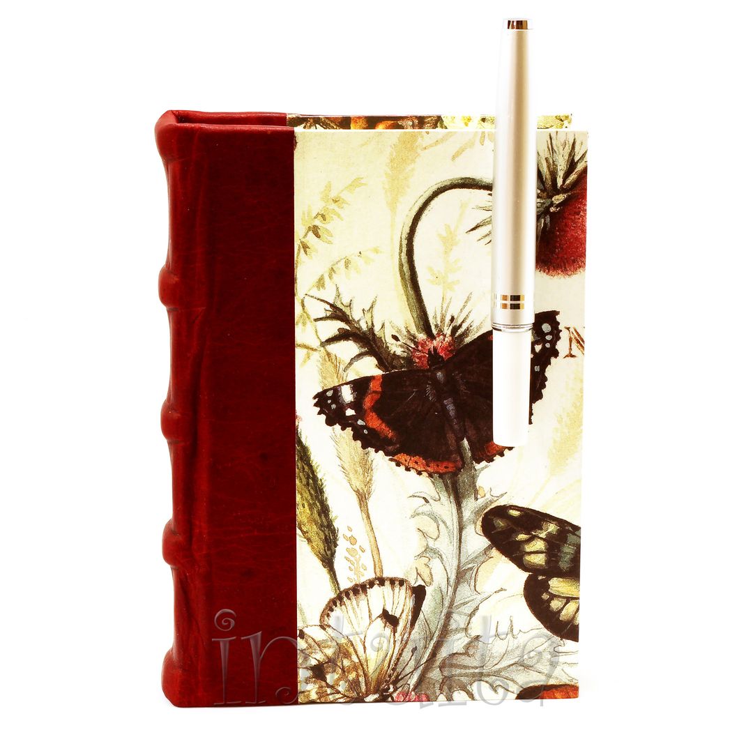 Handmade Leather Bound Journal with Watercolor Paper — Forest