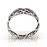 Filigree Lace Design Sterling Silver Art Nouveau Style Ring