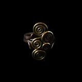 Fantasy Style Handmade Copper & Brass Cornucopia Ring