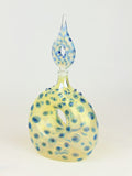 Handblown Glass Color Shifting Perfume Bottle With A Hole Inside