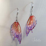 Handmade Dragon Butterfly Wing Earrings