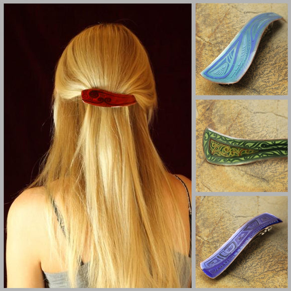 Handmade Large Hairgrip With Authentic Design