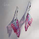 Handmade Windswept Fairy Butterfly Wing Earrings