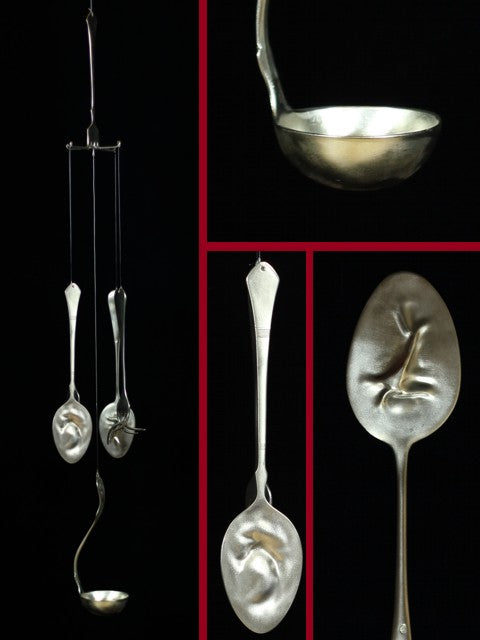 Windchimes Made Of Spoon, Fork And Ladle
