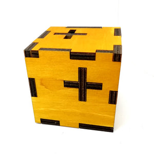 12 Pieces Cube Wooden Logic Game