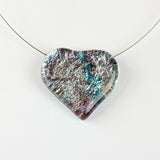 Handmade Uniquely Shaped Fused Glass Necklaces