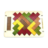 Rotated Pentominoes Wooden Puzzle & Logic Game