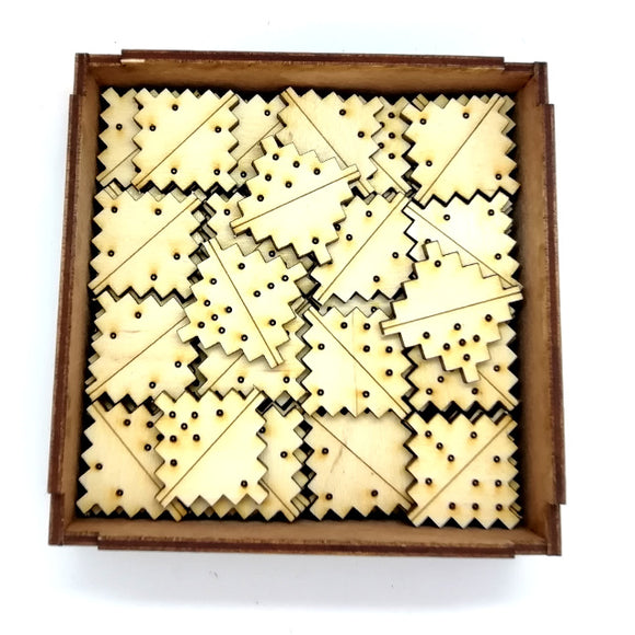 Square Domino Wooden Game